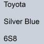 Preview: Toyota, Silver Blue, 6S8.